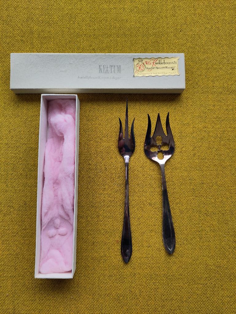 Cake- en Vlees- of Vis- vork, Ophalen of Verzenden