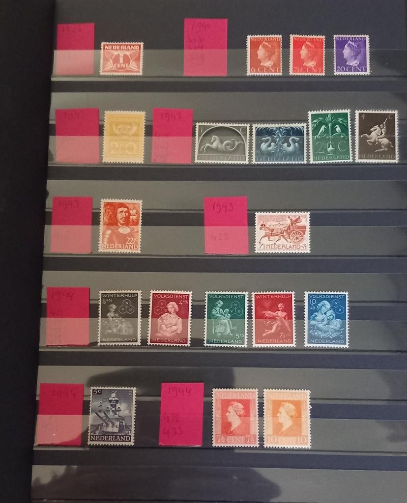 Postzegels Nederland, Ophalen