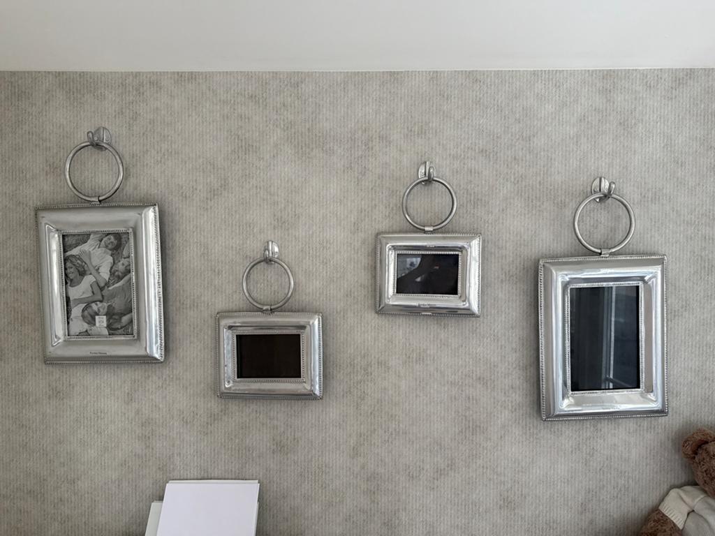 4 x Riviera Maison Fotolijst met Ophangring, Ophalen of Verzenden, Gebruikt, Metaal of Aluminium, Minder dan 50 cm