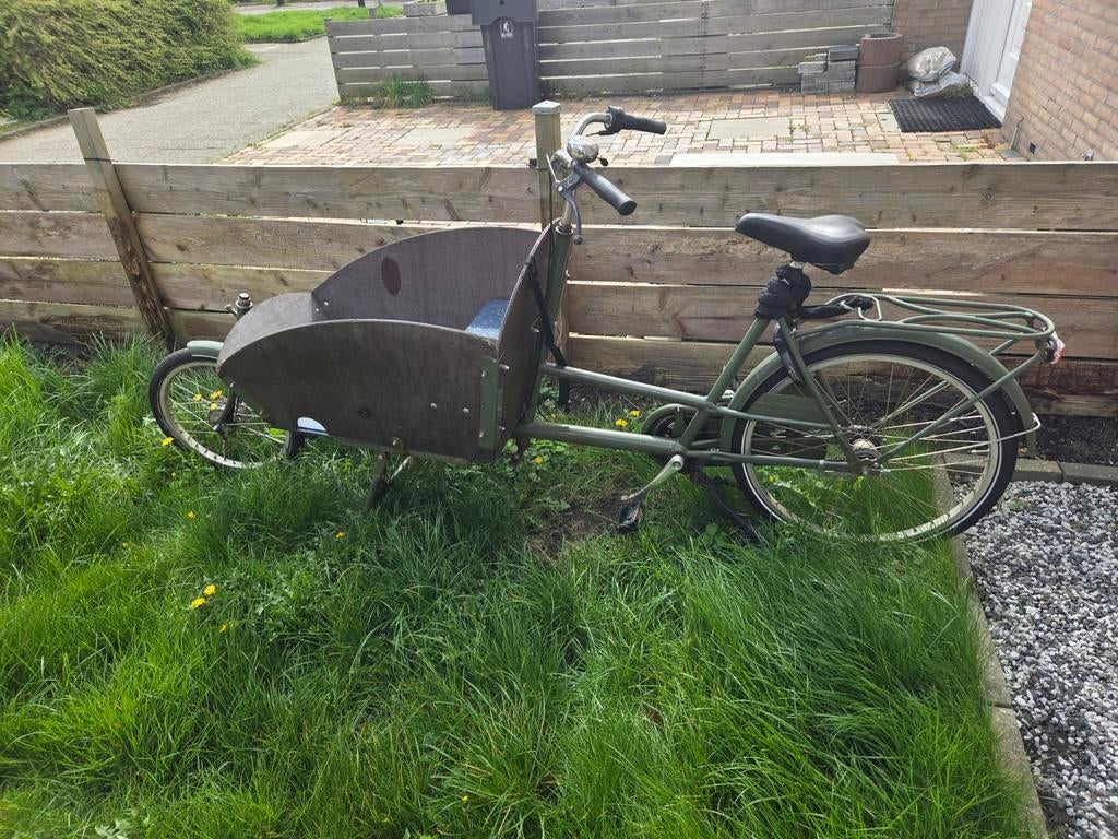 Bakfiets van de fietsfabriek, Fietsen en Brommers, Fietsen | Bakfietsen, Ophalen, Gebruikt, 2 kinderen, Fietsfabriek