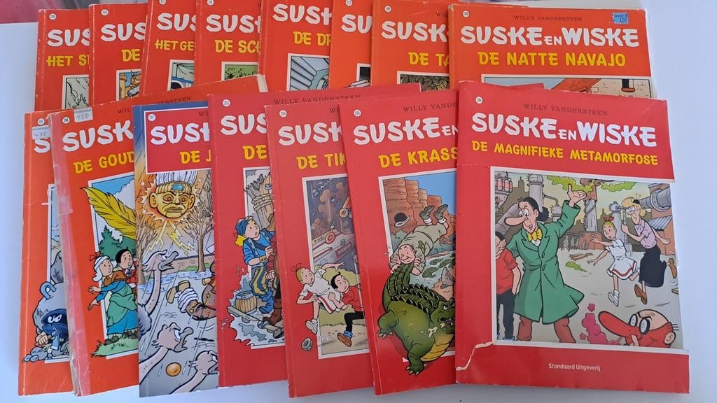 Suske en Wiske stripboeken 15 stuks, Ophalen