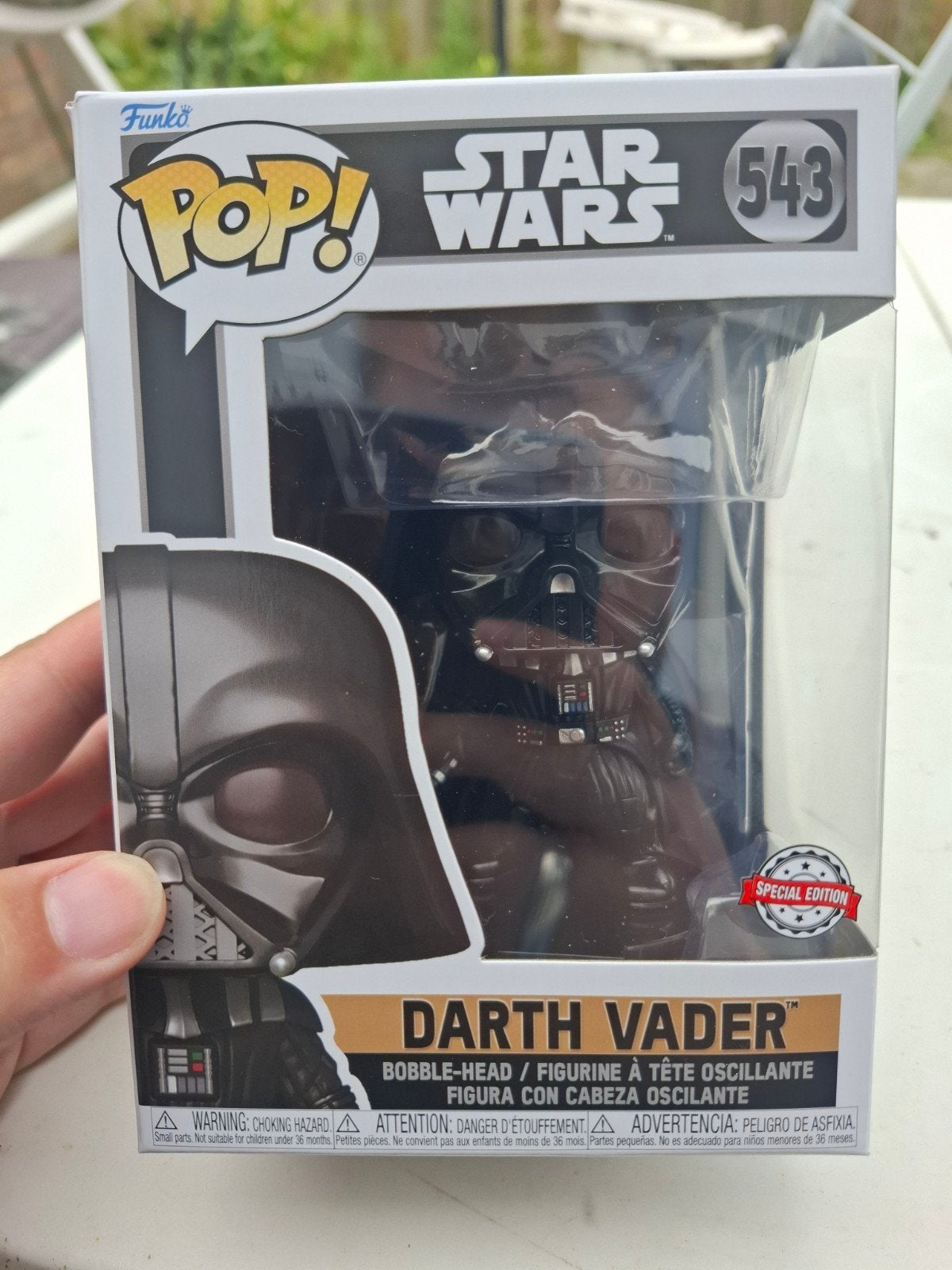 Funko Pop! Star Wars Darth Vader #543 Special Edition, Ophalen of Verzenden, Nieuw