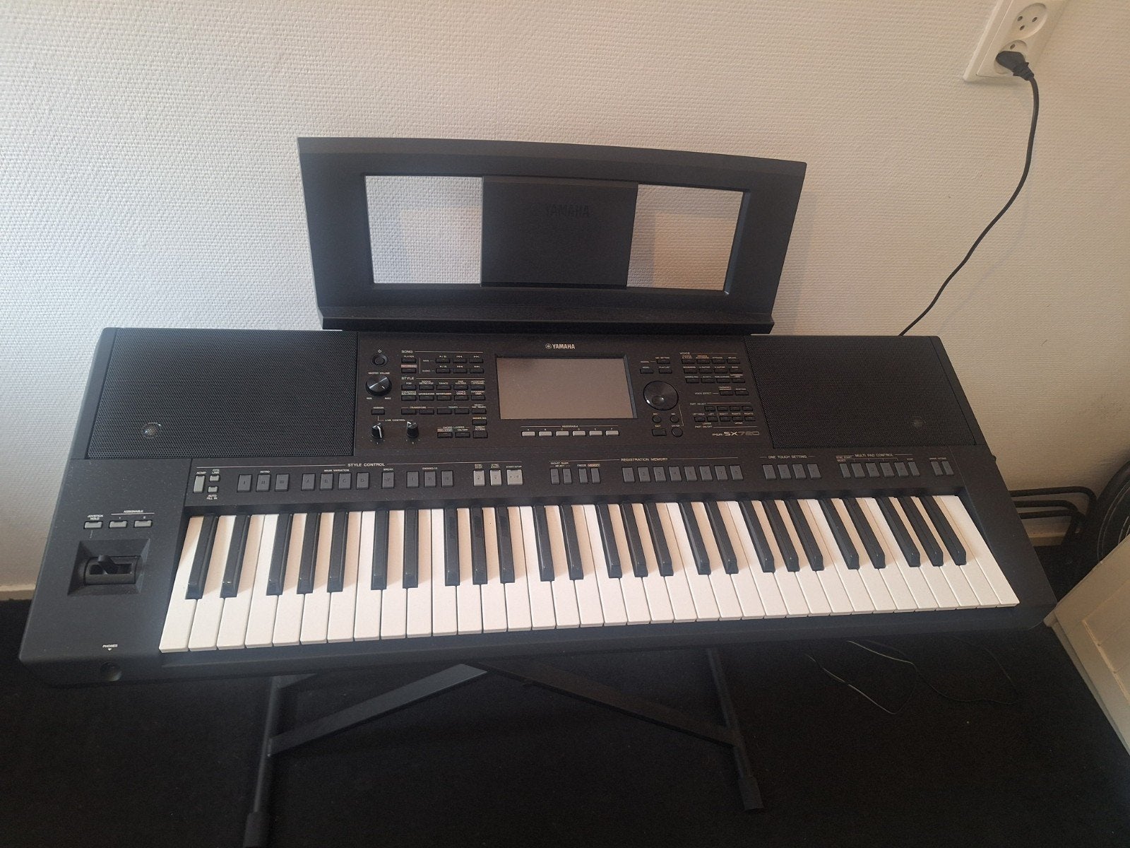 Yamaha PSR-SX720 keyboard met koptelefoon, Muziek en Instrumenten, Keyboards, Ophalen, 61 toetsen, Yamaha, Zo goed als nieuw