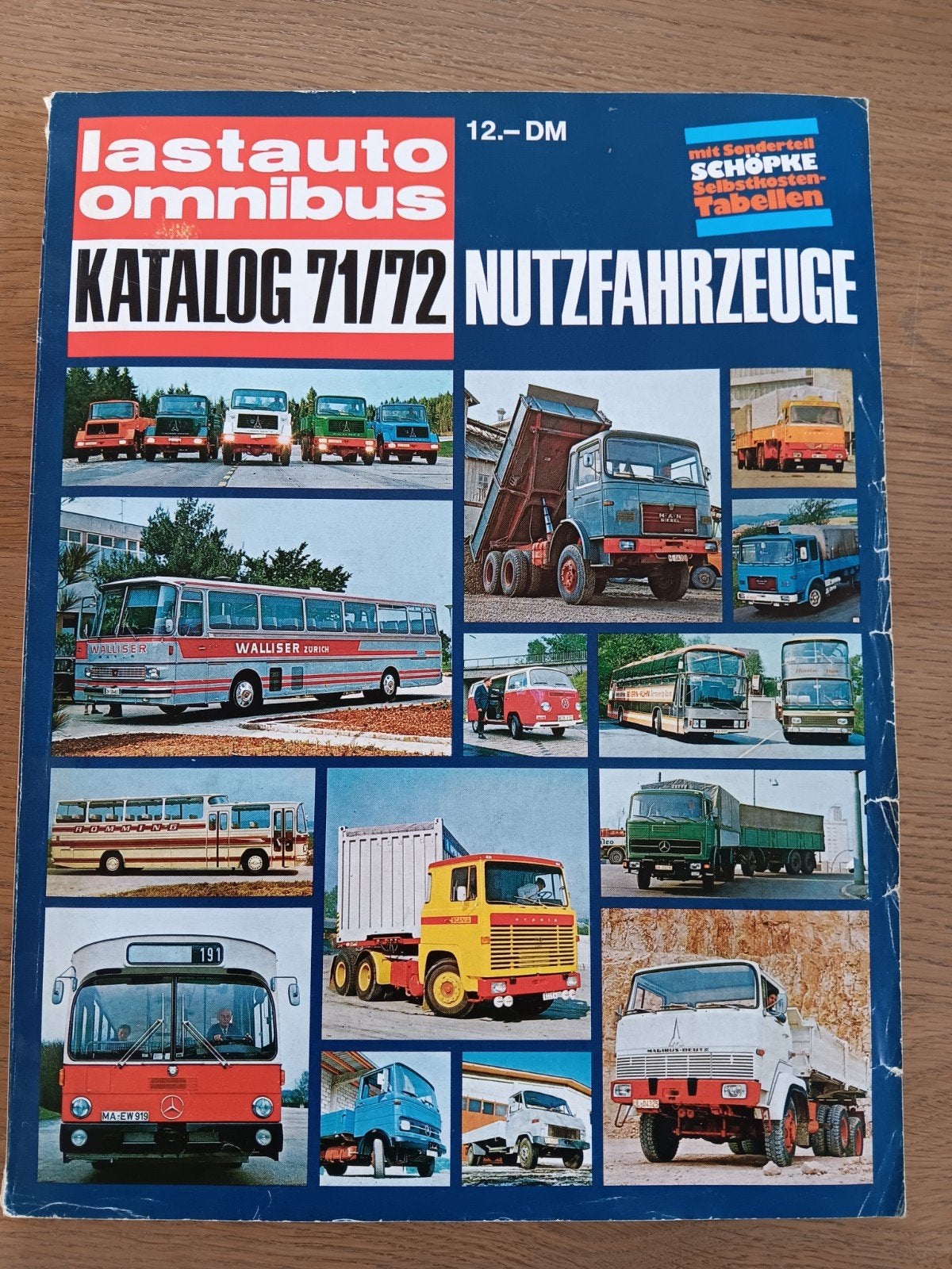 Lastauto Omnibus Katalog 71/72, Ophalen of Verzenden, Gelezen, Vrachtwagen