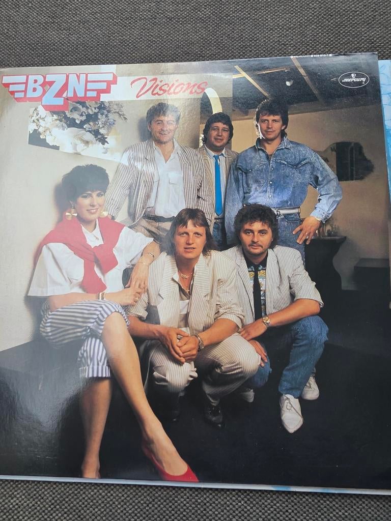 BZN - Visions LP (1987) - Pop/Volendamse Sound, Cd's en Dvd's, Vinyl | Pop, Ophalen of Verzenden, 1980 - 1989, Gebruikt, 12 inch