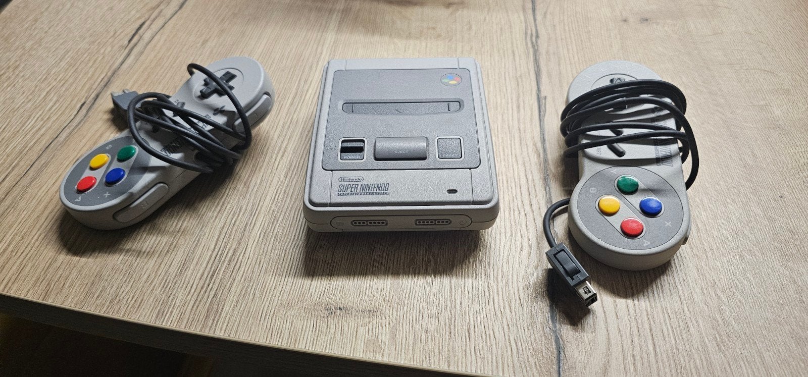 Nintendo Classic Mini Super Nintendo Entertainment System, Ophalen of Verzenden, Gebruikt, Met 2 controllers, Met games
