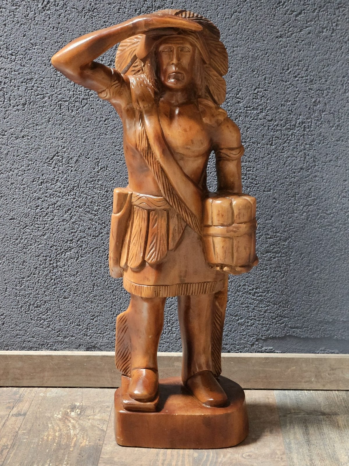 Houten sigarenwinkel indiaan Tobbaco, Antiek en Kunst, Kunst | Beelden en Houtsnijwerken, Ophalen of Verzenden, Hout, Houtsnijwerk