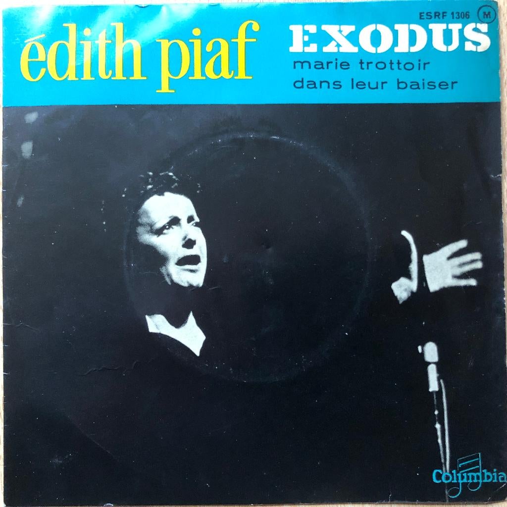 1961       Edith Piaf            Exodus EP   , Zo goed als nieuw, EP, 1960 - 1969, Fotohoes