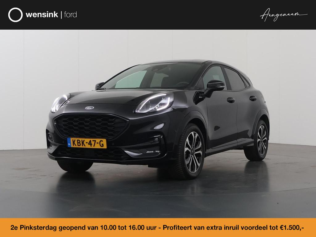 Ford Puma 1.0 EcoBoost Hybrid ST-Line X | Winterpakket | Cru, Auto's, Ford, Leder en Stof, 665 kg, 155 pk, 3 cilinders