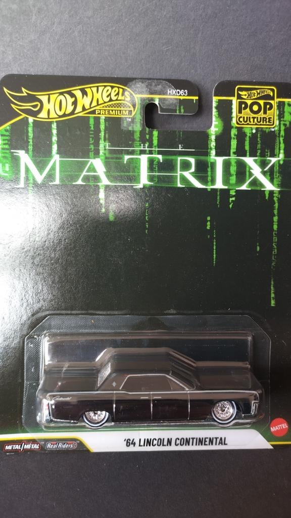 Lincoln Continental 1964 Matrix 1:64 Hotwheels Premium Pol, 1186 MJ 1 NL, Auto, Verzenden, Nieuw