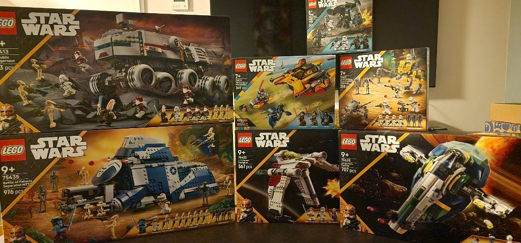 Nieuw: 7 recente Lego Star Wars sets sealed, Star Wars, Lego, Nieuw, Ophalen of Verzenden