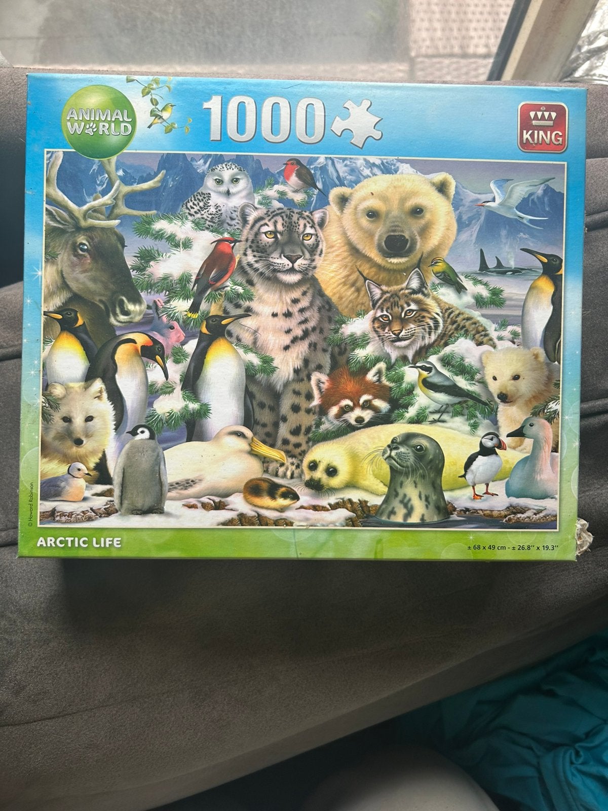 Mooie dieren puzzel 1000 stukjes, Hobby en Vrije tijd, Ophalen, 500 t/m 1500 stukjes, Zo goed als nieuw