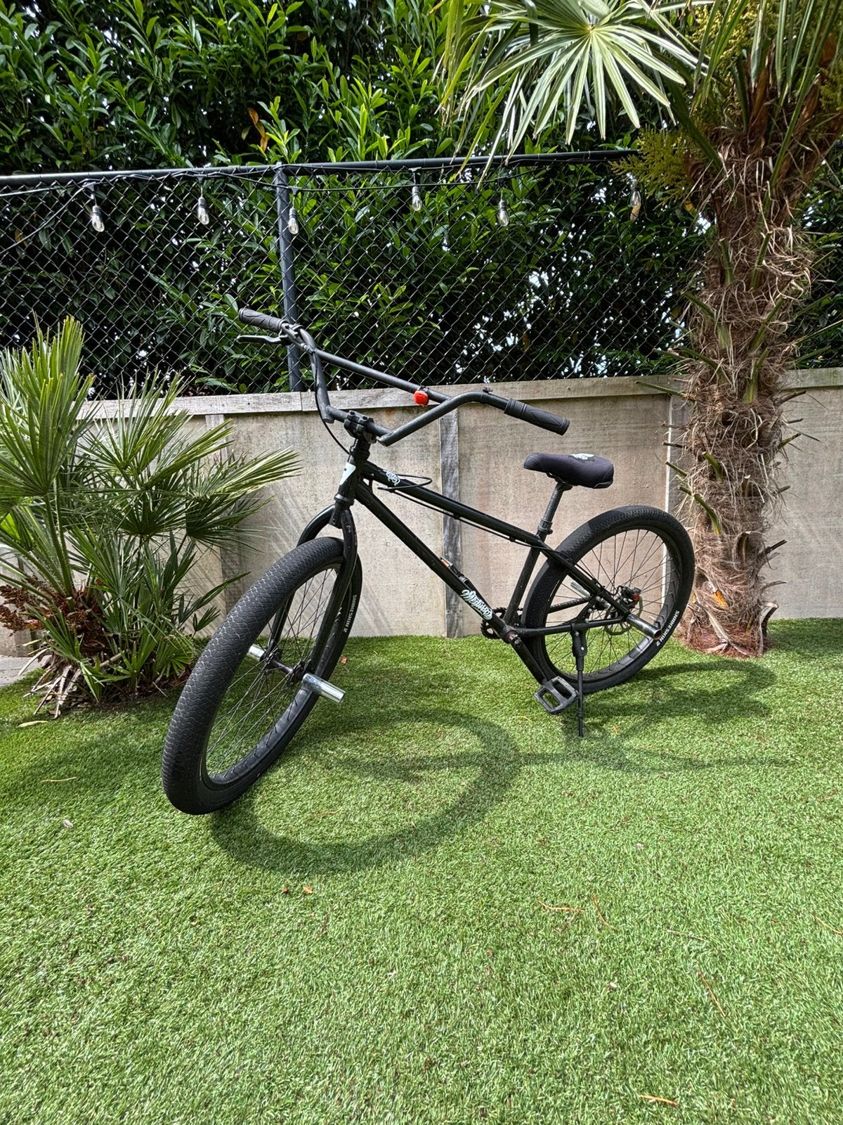 Wheelie bike bmx stuntfiets zwart 26 inch, Fietsen en Brommers, Fietsen | Crossfietsen en BMX, Ophalen, Gebruikt, Aluminium, 24 inch of meer