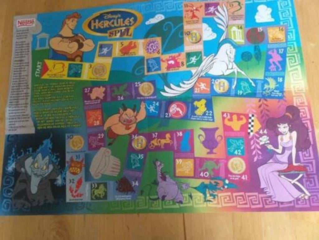 HERCULES - SPEL + 5 FIGUURTJES - UITG. NESTLÉ, Verzamelen, Ophalen of Verzenden