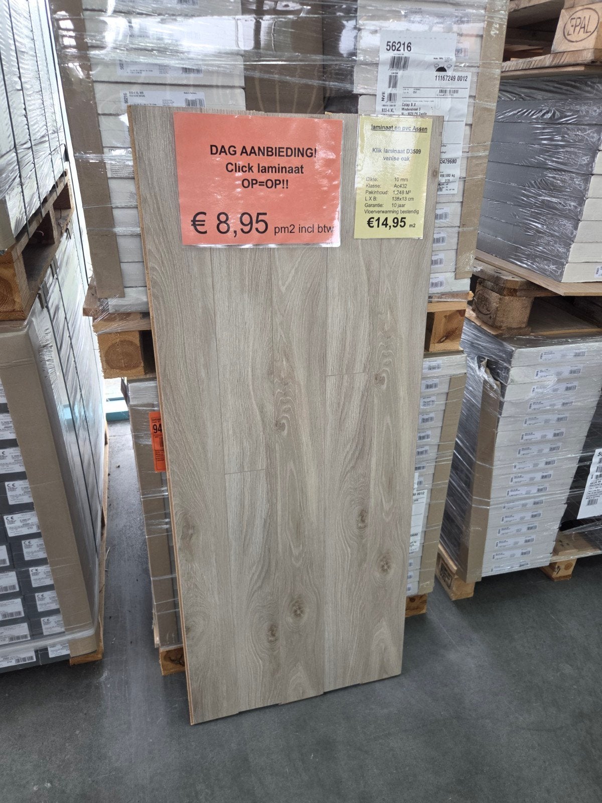 click laminaat D3509 venise oak, Ophalen, Nieuw, 75 m² of meer, Laminaat