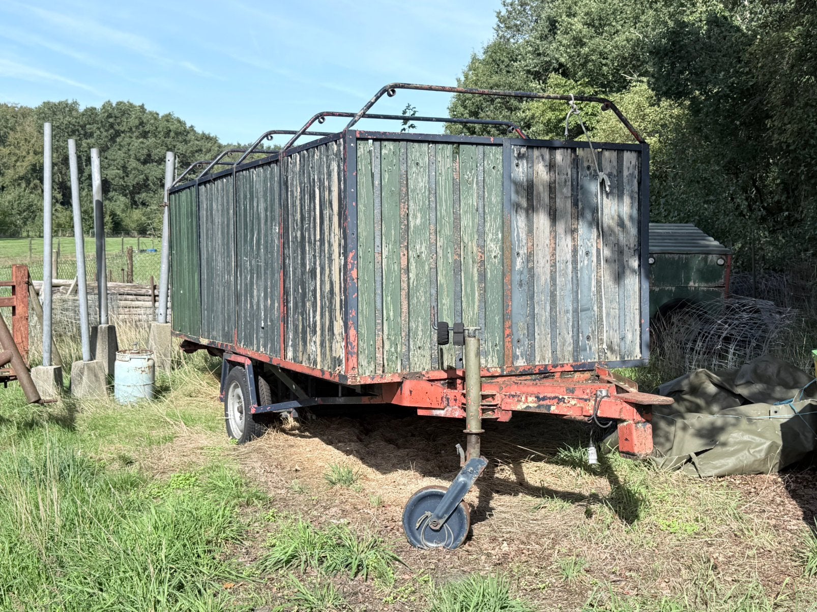 Schapenwagen, Ophalen, Gebruikt