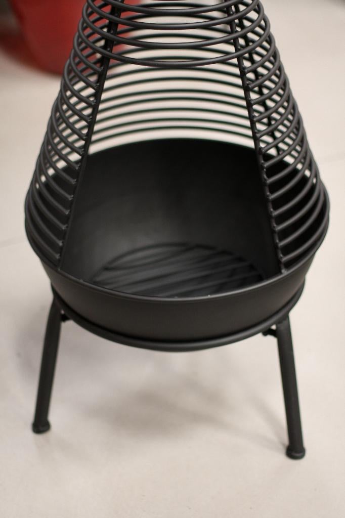 Nieuwe zwarte metalen tuinhaard buitenkachel, Ophalen of Verzenden, Nieuw