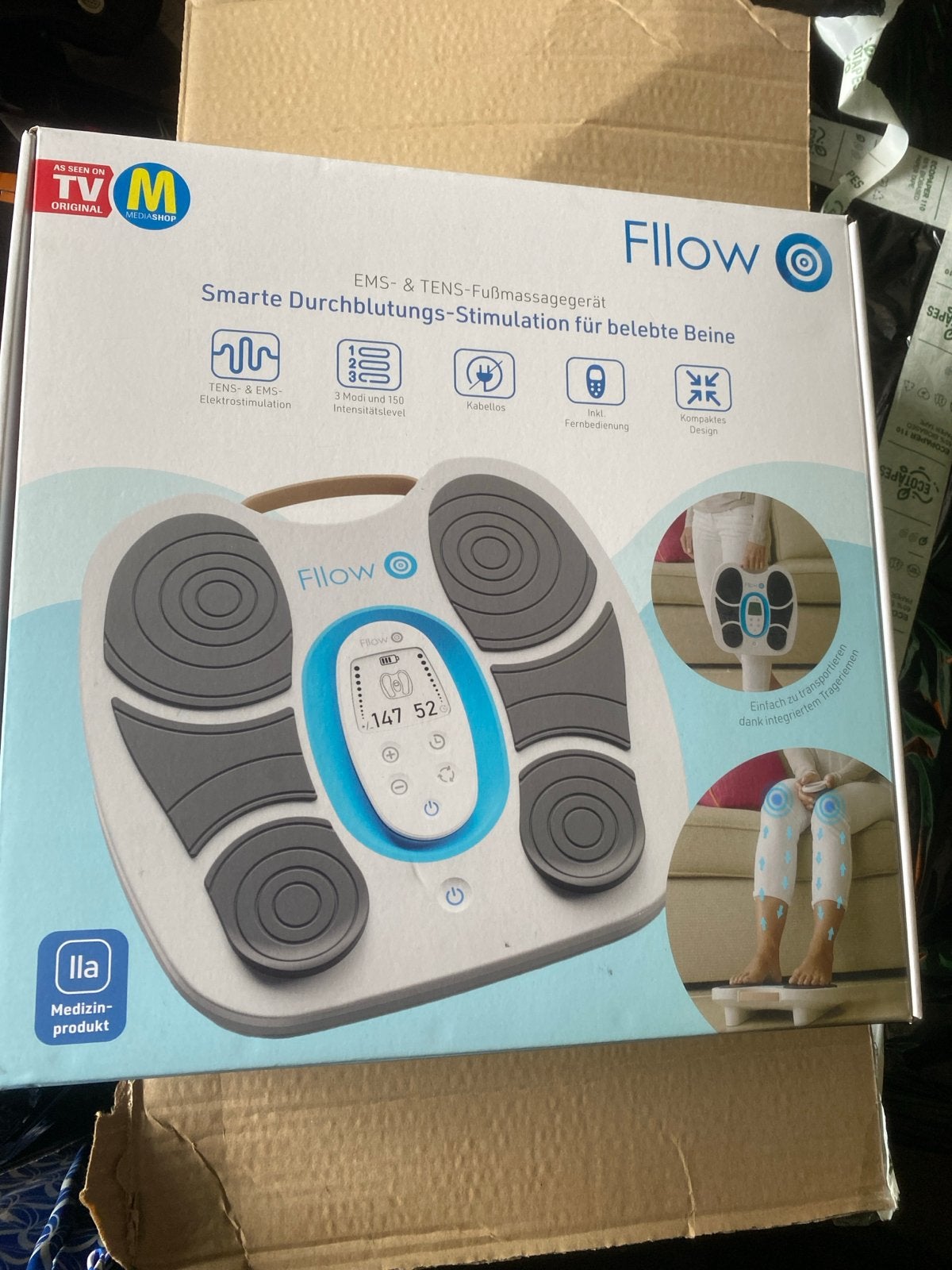 Fllow EMS & TENS Voetmassageapparaat - Nieuw in doos, Onbekend, Nieuw, Ophalen of Verzenden, Onbekend