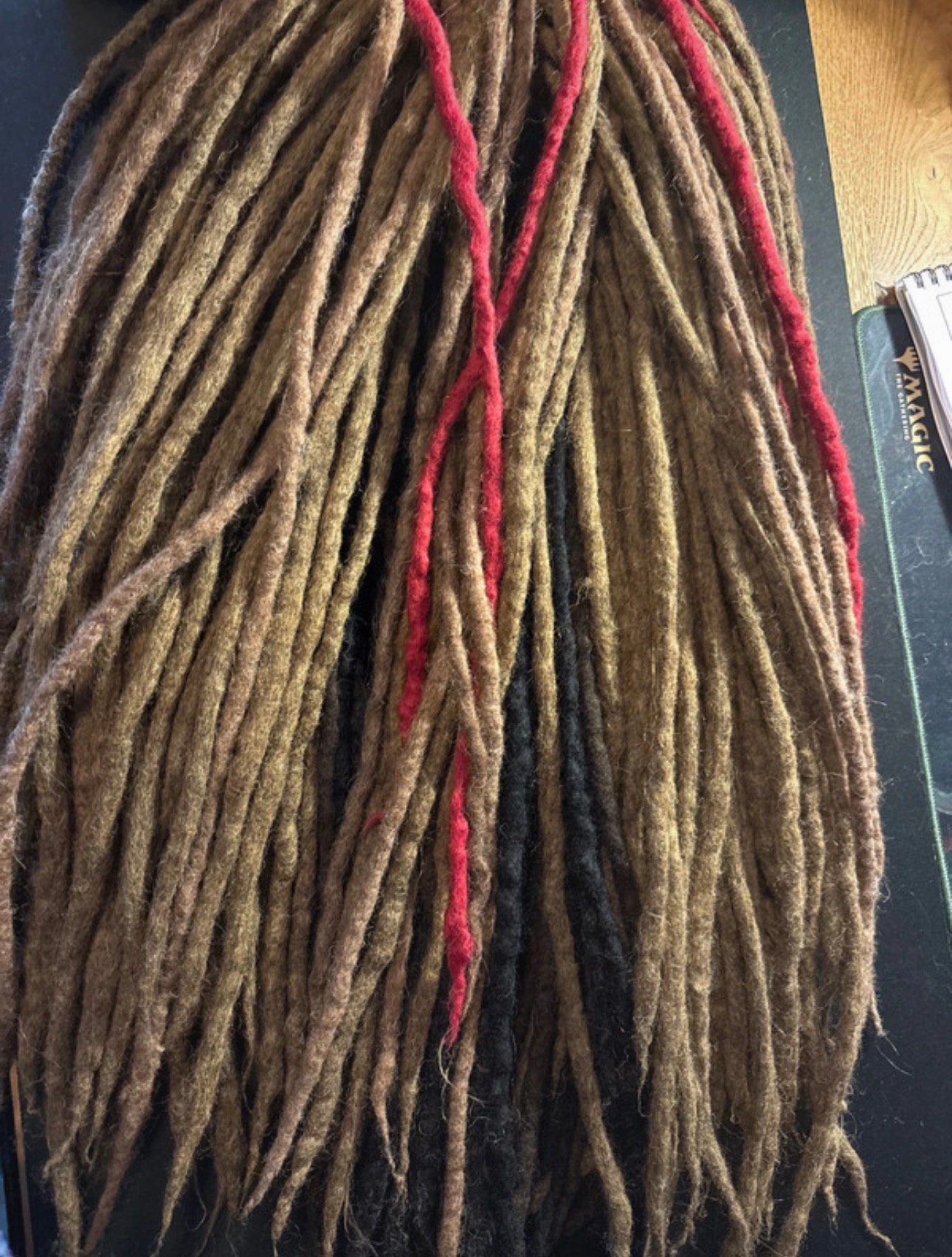 Wol dreads, Ophalen of Verzenden, Gebruikt, Bruin