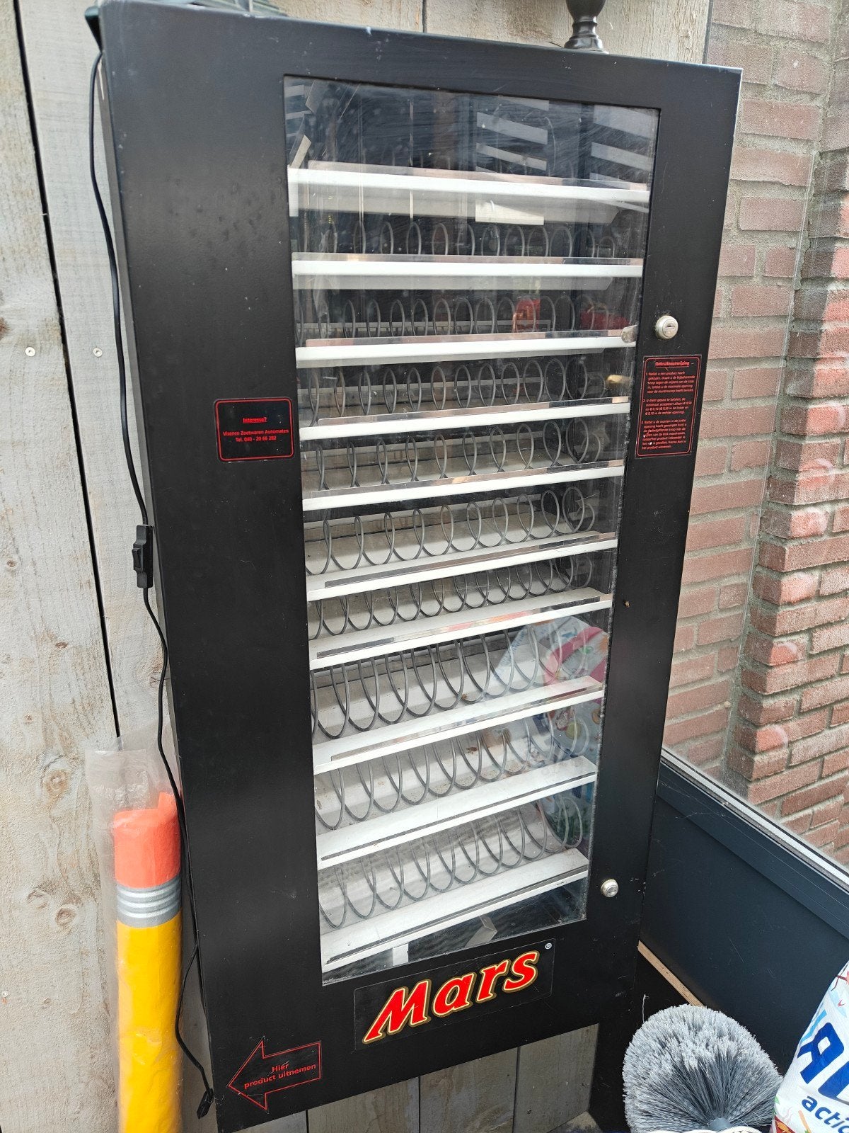Vintage Mars Snoepautomaat – Werkt op EURO (, Verzamelen, Automaten | Gokkasten en Fruitautomaten, Overige munten, Ophalen, Gebruikt