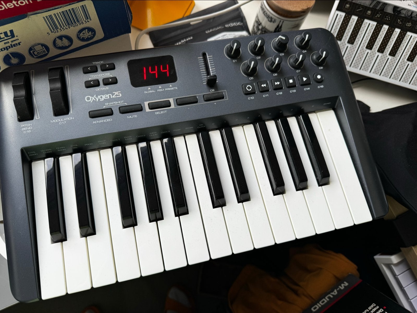 M-Audio Oxygen 25 (3rd Gen) MIDI Controller, Gebruikt, Midi-aansluiting, Overige aantallen, Ophalen