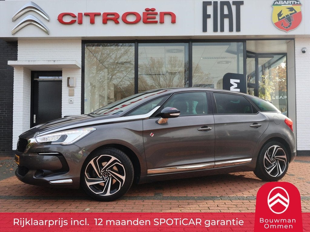 DS DS 5 THP 165PK EAT6 Automaat S&S Performance Line, Rijkla, Auto's, DS, Parkeersensor, Gebruikt, 4 cilinders, 1404 kg