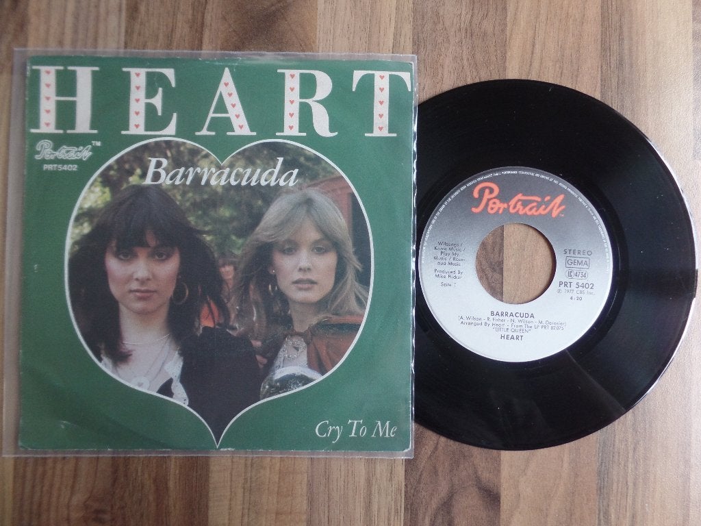 single  Heart - Barracuda, Cd's en Dvd's, Ophalen of Verzenden, Gebruikt, 7 inch, Rock en Metal