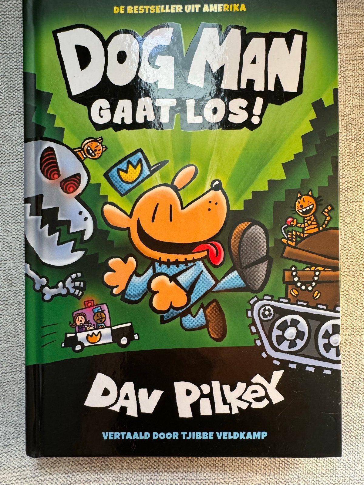 Dog Man Gaat Los! - Dav Pilkey (Nieuw! Niet gelezen), Boeken, Ophalen of Verzenden, Nieuw, Fictie algemeen