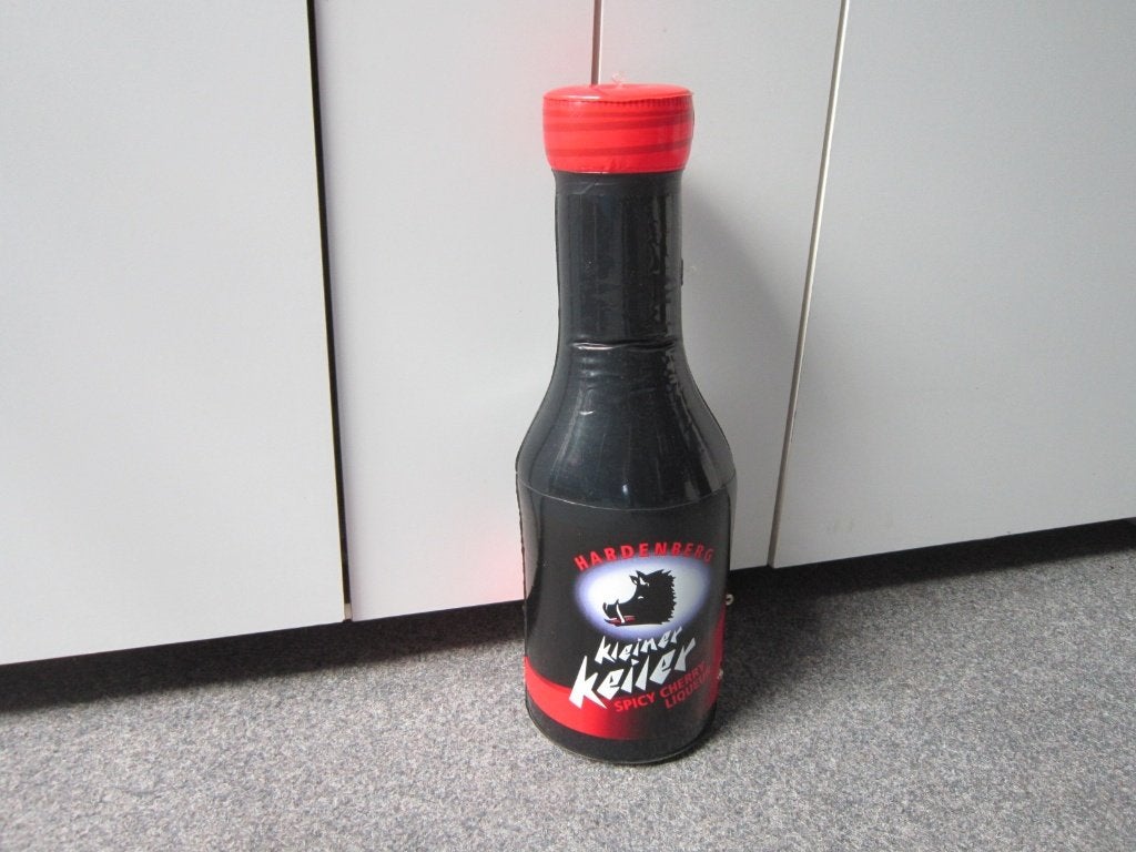 HARDENBERG KLEINER KEILER OPBLAAS FLES, Verzamelen, Ophalen, Zo goed als nieuw, Overige typen