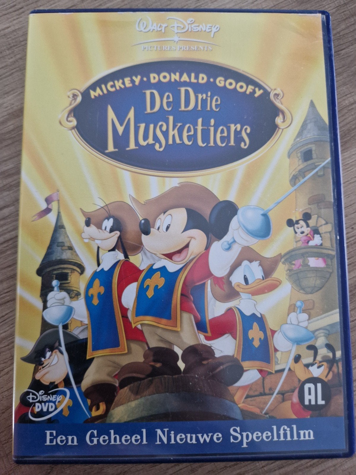 Disney de drie musketiers, Alle leeftijden, Ophalen of Verzenden, Zo goed als nieuw, Amerikaans