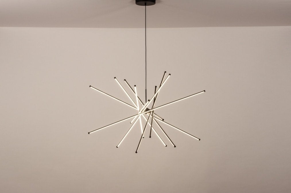 Led mikado 120 cm hanglamp bank tafel vide hal dimbare lamp, Ophalen of Verzenden, Nieuw, 75 cm of meer