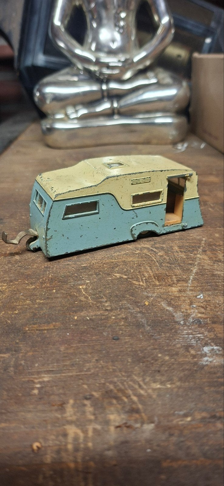 Vintage Dinky Toys Four Berth Caravan 188 - Gebruikt, Ophalen of Verzenden