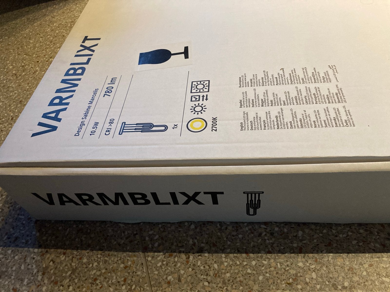 IKEA VARMBLIXT LED-lamp, Design Sabine Marcelis, Nieuw, Wit, Kunststof, Nieuw, Overige fittingen