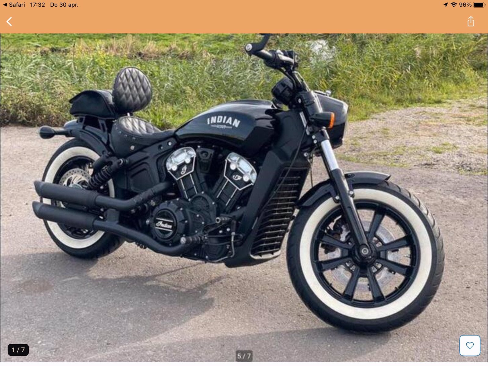 Te koop prachtige 2020 Indian Scout Bobber, Motoren, 2 cilinders, Gebruikt, Particulier, Meer dan 35 kW