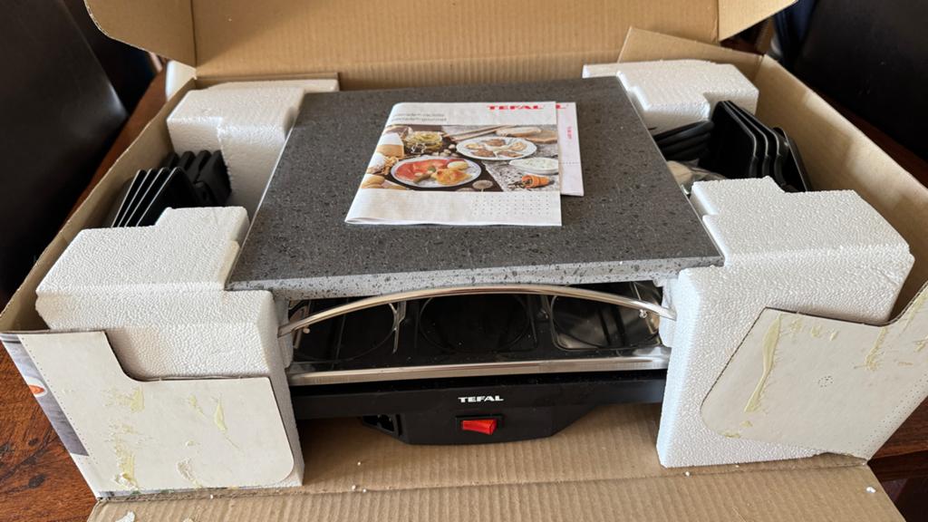 Tefal Maxi Pierrade Raclette Steengrill - Nieuw, Ophalen, Nieuw, Steengrill