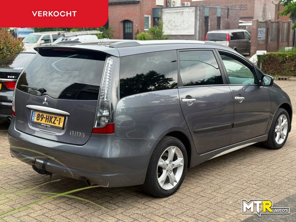 Mitsubishi Grandis 2.4-16V InSport AUT|NAP|7 PERS.|NWE APK, Auto's, Mitsubishi, Stof, 7 stoelen, Blauw, 93 €/maand