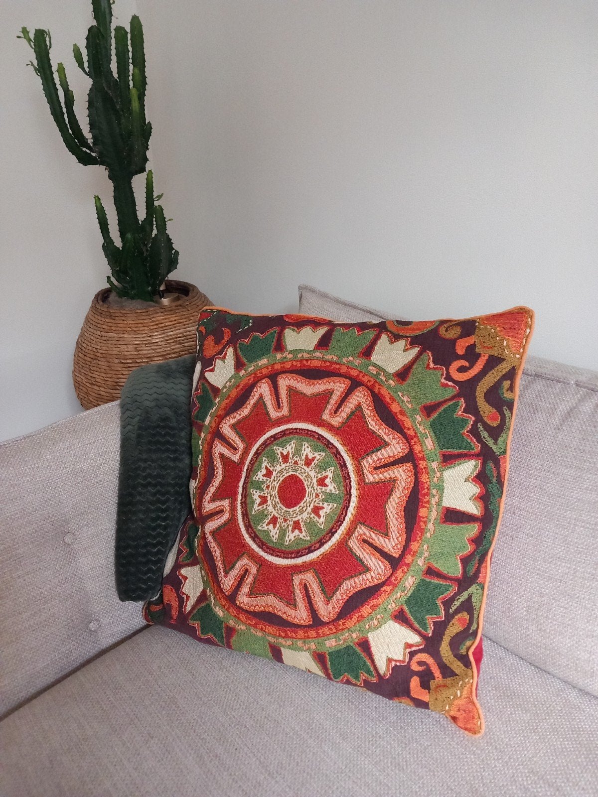 Sissy-Boy Sierkussen met Oosterse Print, Meerkleurig, Vierkant, Ophalen of Verzenden, Zo goed als nieuw