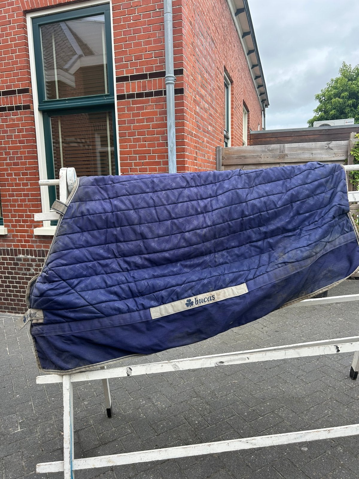 Bucas onderdeken, Dieren en Toebehoren, Gebruikt, Pony (P), Kruissingels, Blauw