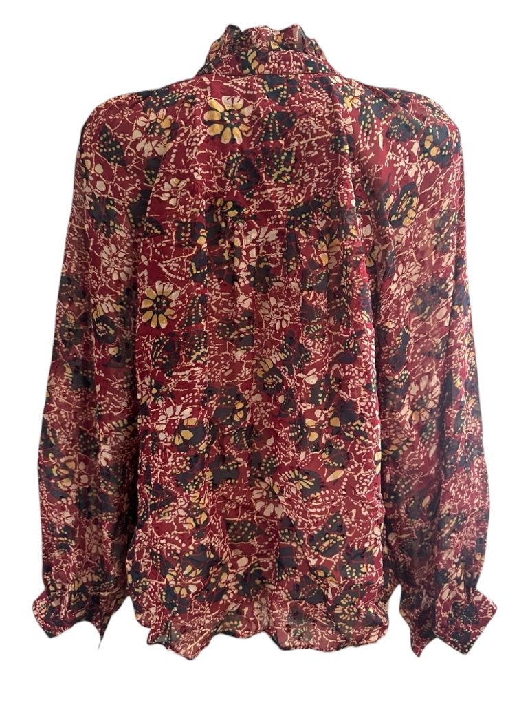 Ba&sh blouse S, Kleding | Dames, Ophalen of Verzenden, Zo goed als nieuw, Rood