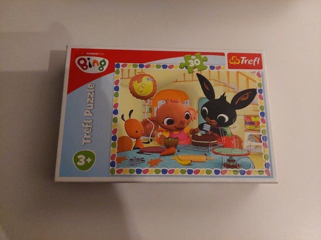 Trefl Bing puzzel 30 stukjes vanaf 3 jaar., Kinderen en Baby's, Speelgoed | Kinderpuzzels, Ophalen of Verzenden, 10 tot 50 stukjes