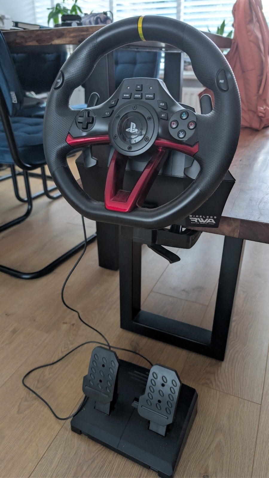 Hori Apex draadloos Racestuur PS4, Ophalen, PlayStation 3, Zo goed als nieuw, Stuur of Pedalen