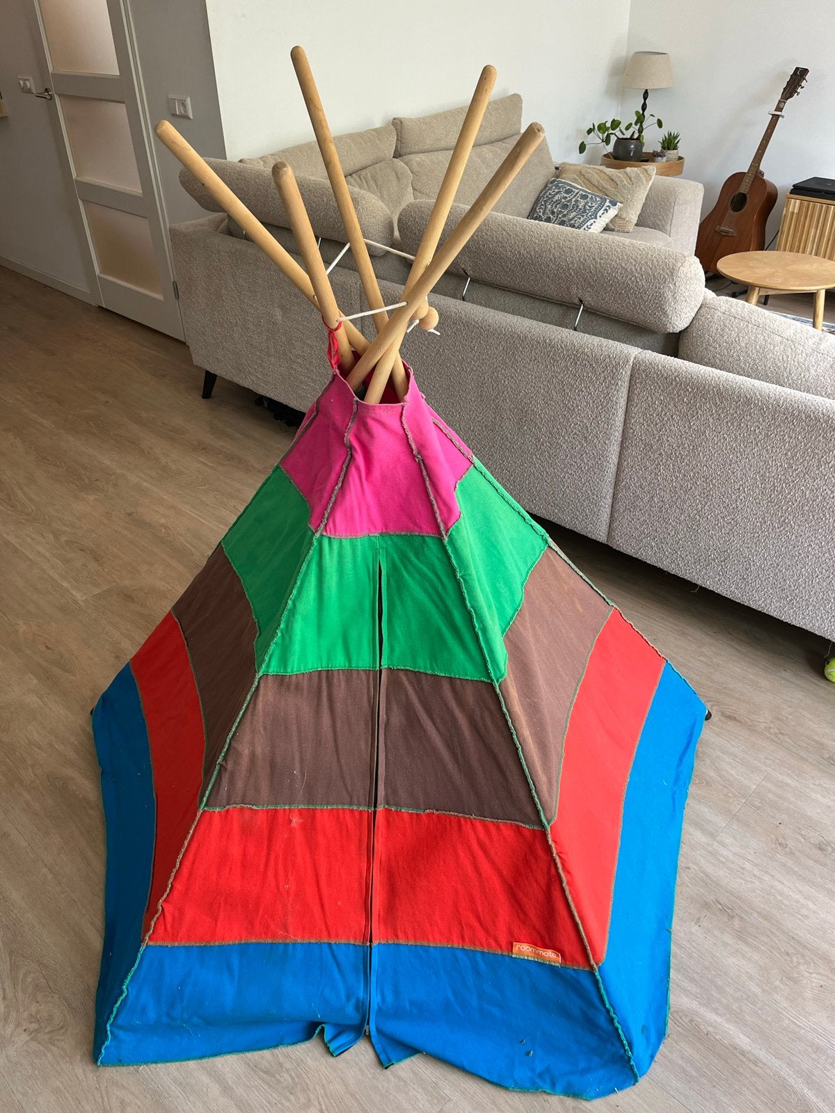 Merk Roommate Tipi Speeltent - Kleurrijk en Gebruikt, Ophalen, Gebruikt