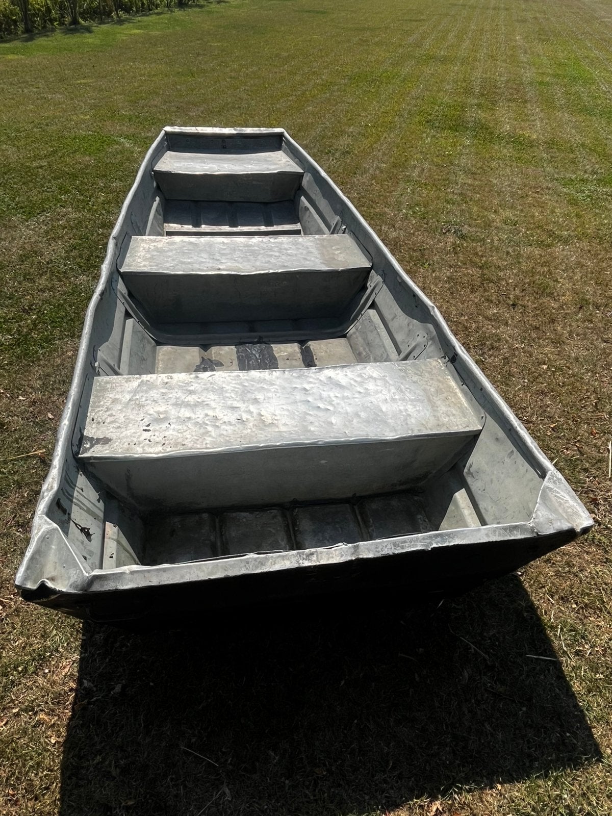 Aluminium platbodem 3,5m bij 1,30m, Watersport en Boten, Ophalen, Gebruikt, Overige typen