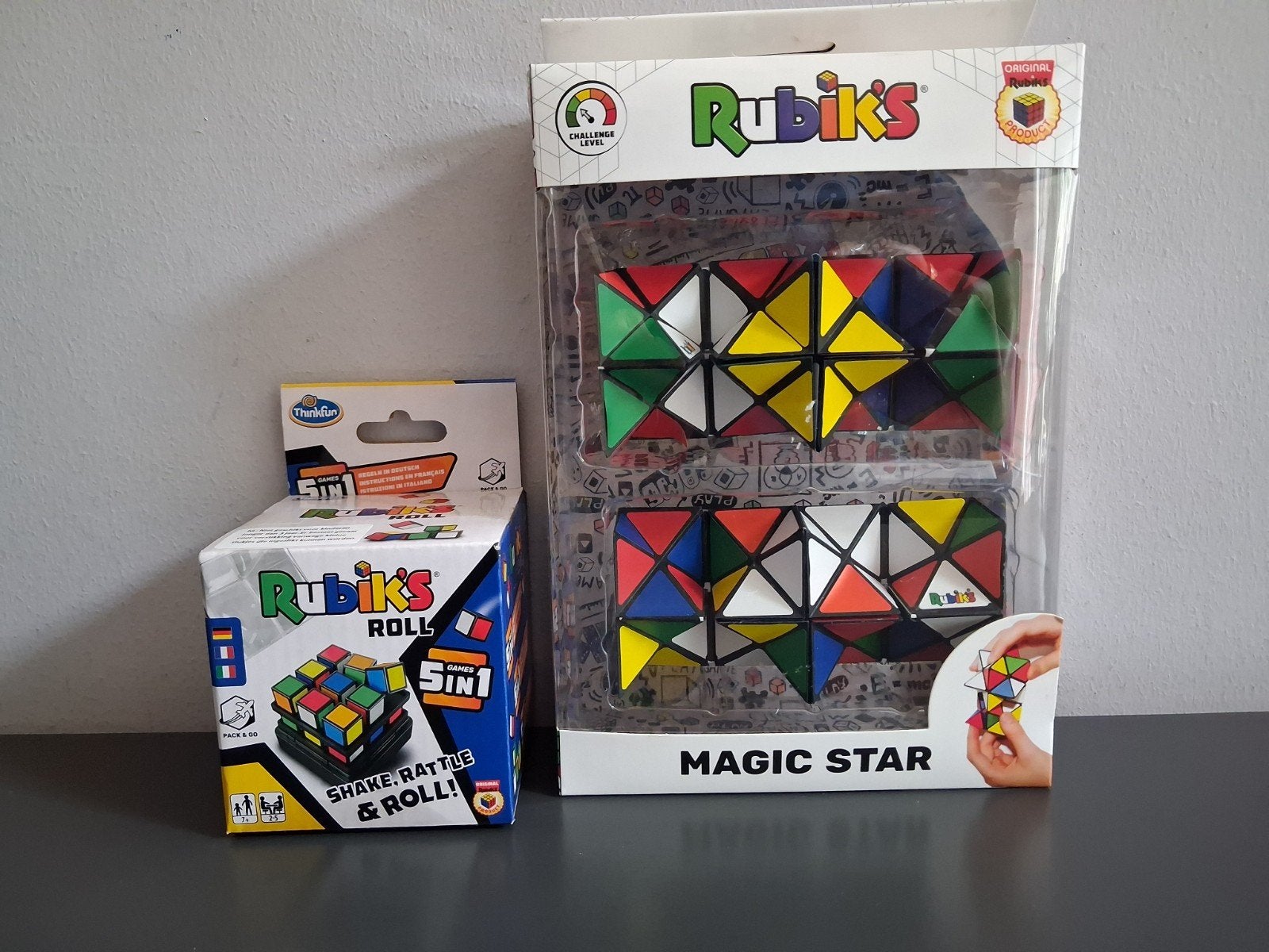 Rubik's Magic Star & Rubik's Roll 5-in-1 rubik cube nieuw, Ophalen of Verzenden, Nieuw, Jongen of Meisje