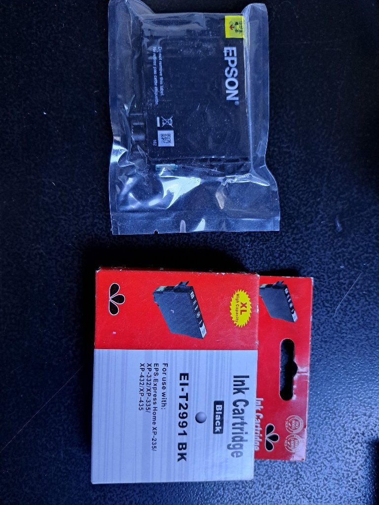 2 nieuwe inktcartridges voor Epson printer, Ophalen of Verzenden, Nieuw, Cartridge, Epson