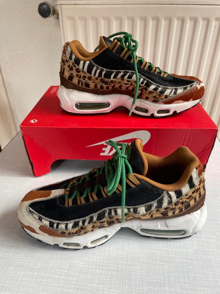 Atmos x Nike Air Max 95 Animal Pack 2018 - Maat 38,5, Ophalen of Verzenden, Gedragen, Bruin, Sneakers of Gympen