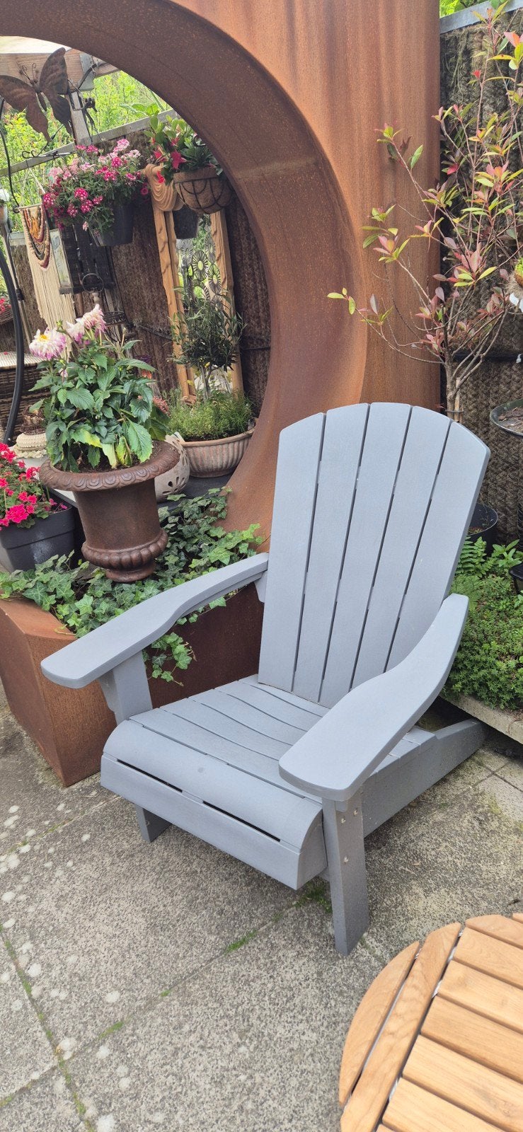 Keter pvc Deckchair met kussen. Zo goed als nieuw, Ophalen, Zo goed als nieuw, Kunststof