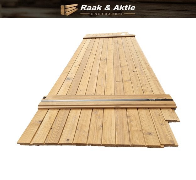 2.4 m2 rabat hout - channelsiding - thermowood - nr: tp229, Ophalen, Nieuw, 180 tot 250 cm, Planken