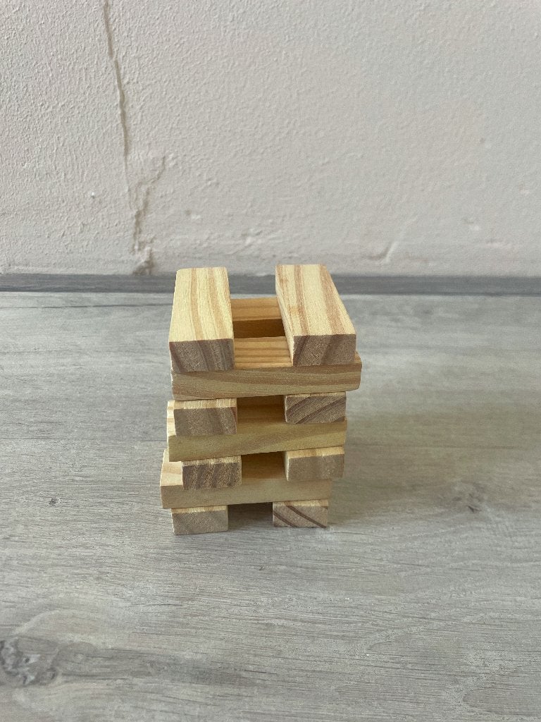 Houten blokken spel - Jenga-stijl, Ophalen, Gebruikt, Overige merken