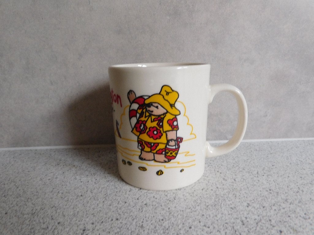 Mok Paddington Bear Summer Douwe Egberts - 9x8 cm, Overige merken, Keramiek, Zo goed als nieuw, Overige stijlen